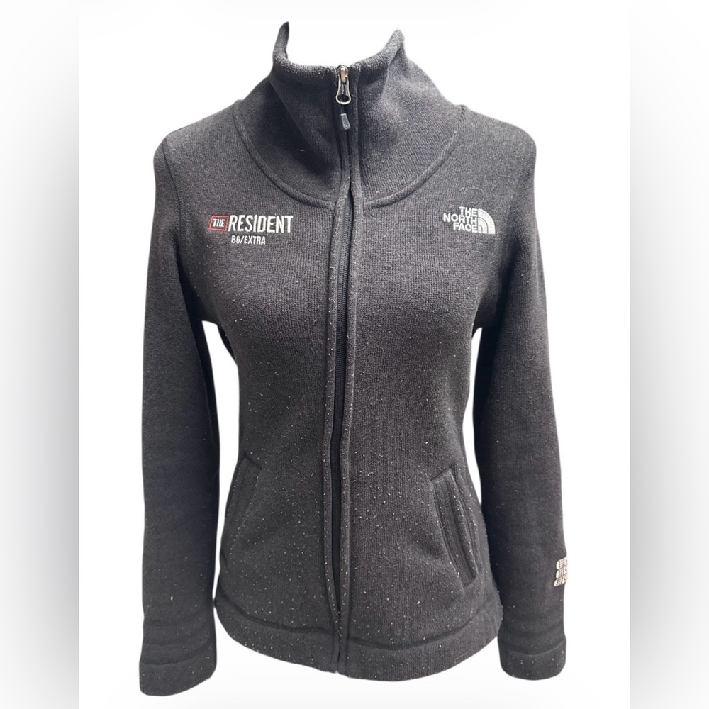 North Face sweater coat